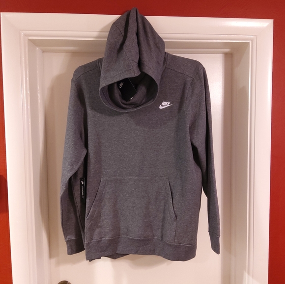 Nike Tops - NWT Nike 3X Grey Funnel NeckHoodie FirmPrice